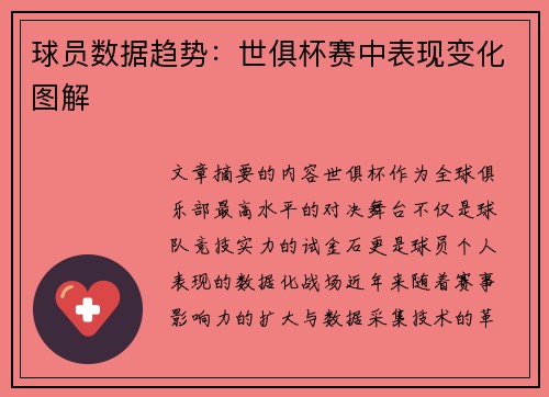 球员数据趋势：世俱杯赛中表现变化图解